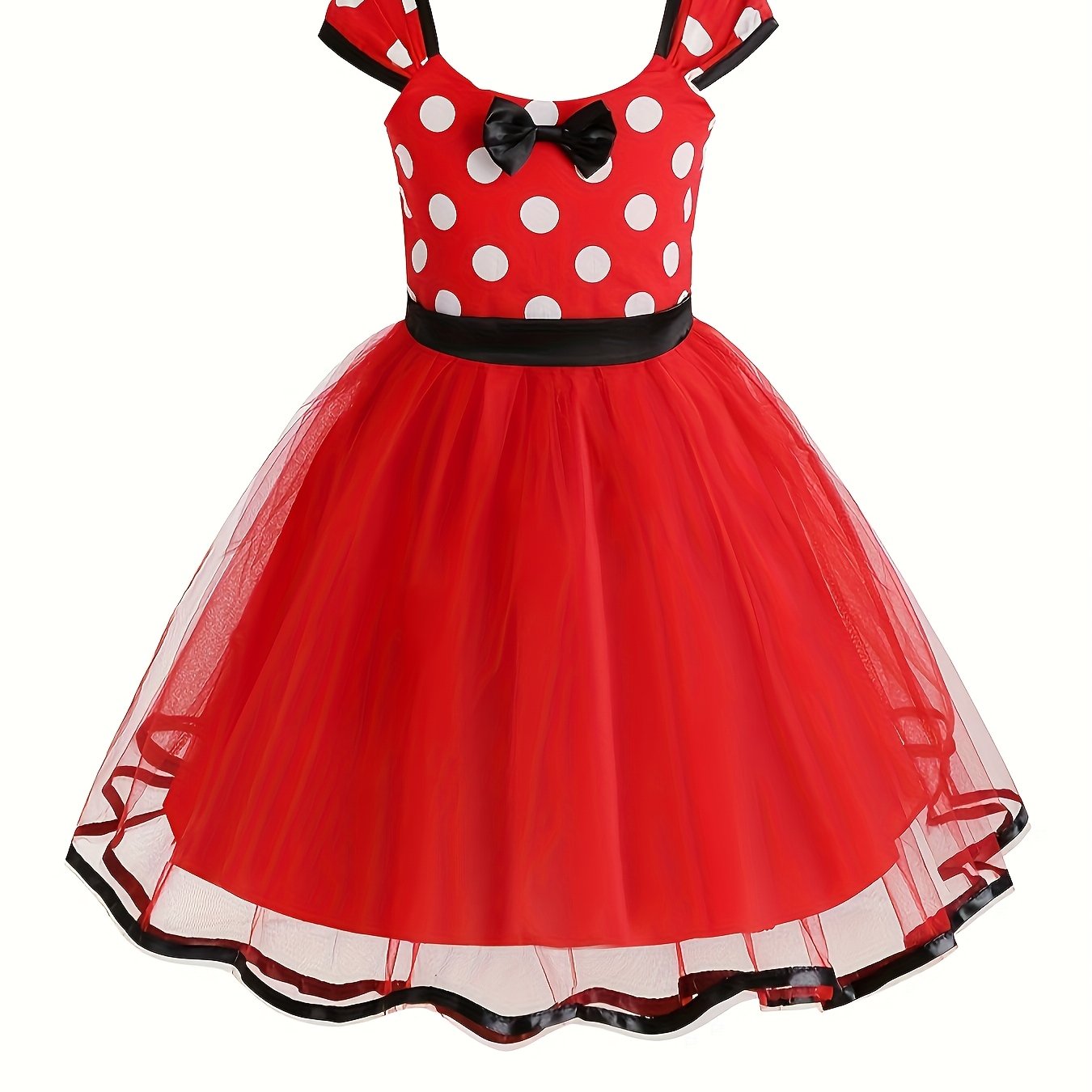 Girls Tulle Halloween Mouse Costume Dress | Polka Dot Mini 0