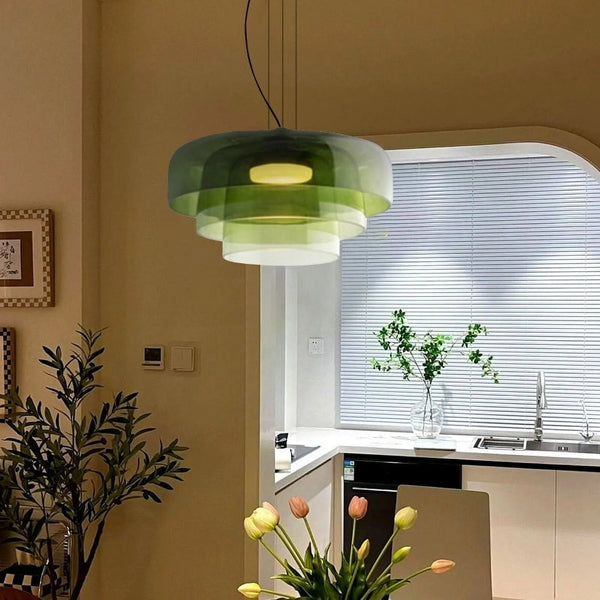 GlacialGlow - Nordic Glass Pendant Lamp 1