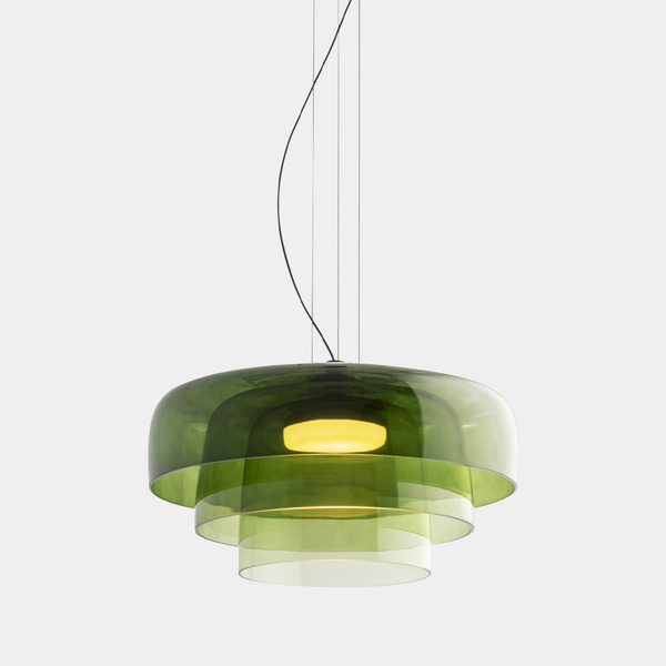 GlacialGlow - Nordic Glass Pendant Lamp 5