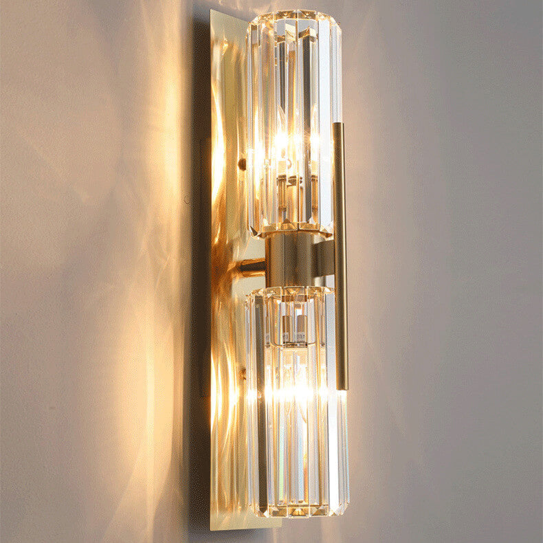 GlamourGlow – Refined Crystal Wall Light 6