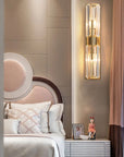 GlamourGlow – Refined Crystal Wall Light 8