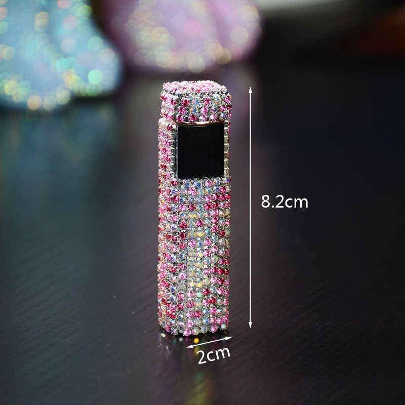 GlamourStone | Elegant Chic Rhinestone Rechargeable Lighter Accessory 3