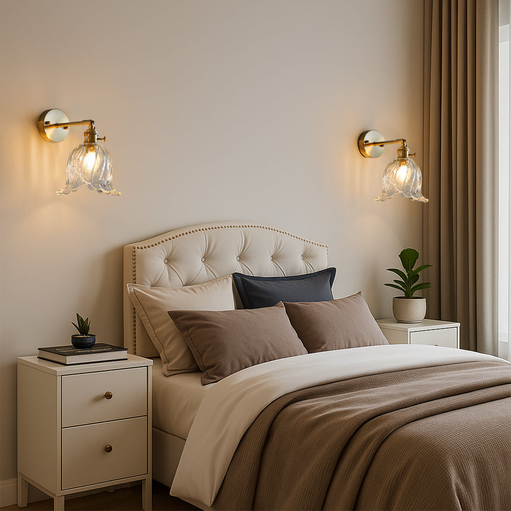 Glassora | Modern Minimalist Flower Wall Lamp 3