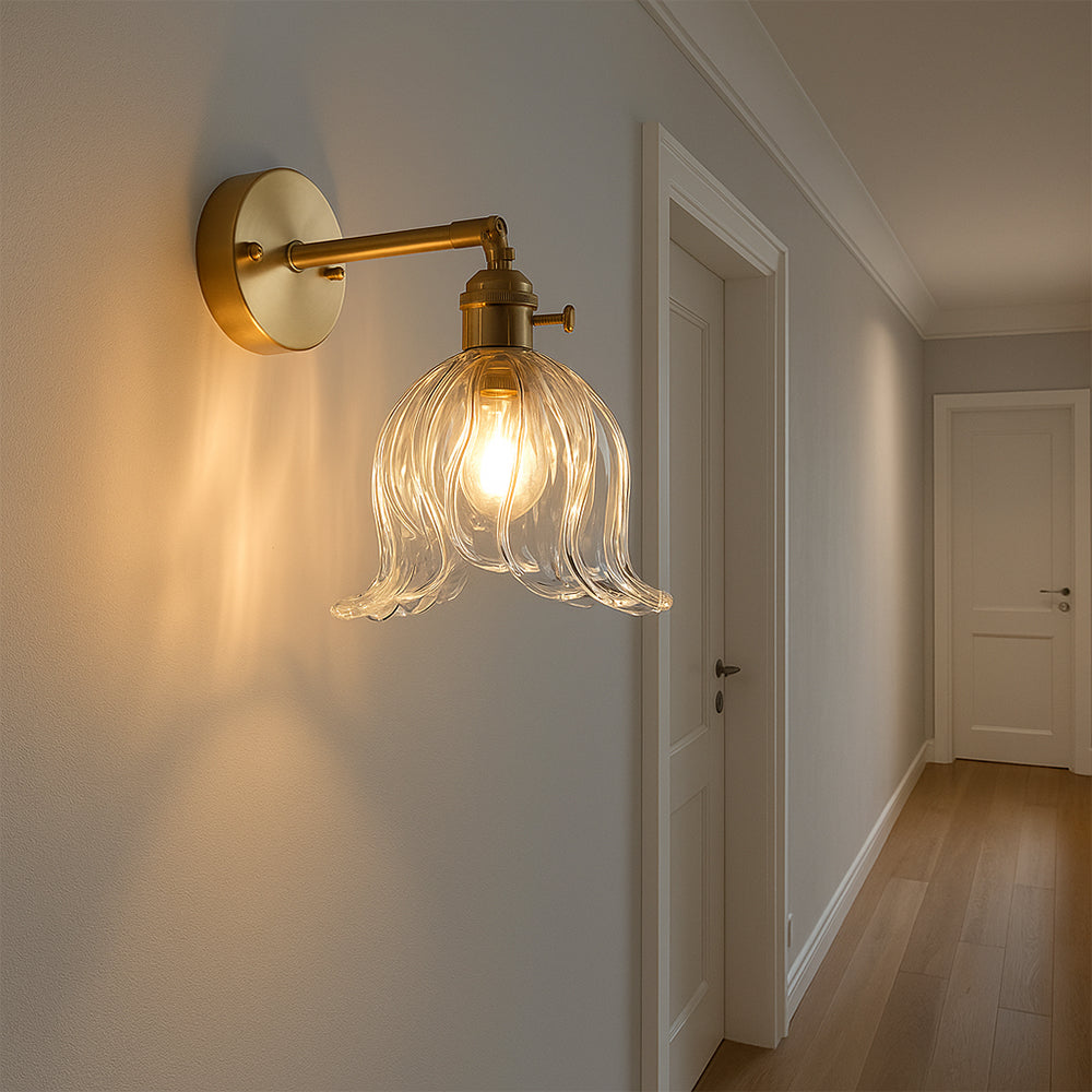 Glassora | Modern Minimalist Flower Wall Lamp 4
