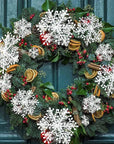 Glimmer Garlands | Glitter Snowflake Decorations 4