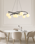 Glivyn | Modern Scandinavian Retro Black Chandeliers 3