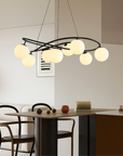 Glivyn | Modern Scandinavian Retro Black Chandeliers 4