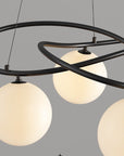 Glivyn | Modern Scandinavian Retro Black Chandeliers 5