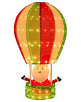 GlowBalloon – Pop-up Christmas Decoration with LED Santa Display 0