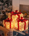 GlowBox – LED Gift Box Set for Christmas Decoration (3 Pieces) 1