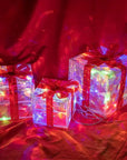 GlowBox – LED Gift Box Set for Christmas Decoration (3 Pieces) 3