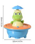 GlowGator | Light-Up Floating Crocodile Bath Toy with Water Sprayer 2