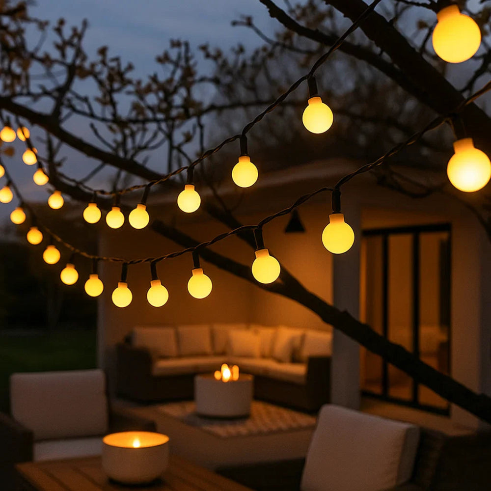 GlowTrail | Solar-Powered Waterproof Outdoor Fairy String Lights for Gardens 0