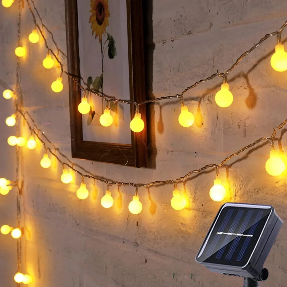GlowTrail | Solar-Powered Waterproof Outdoor Fairy String Lights for Gardens 5