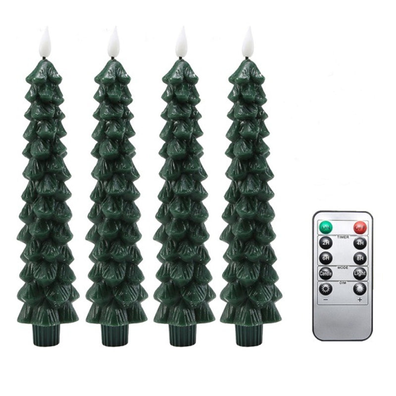 GlowTree – Decorative LED Christmas tree candles with timer function 0