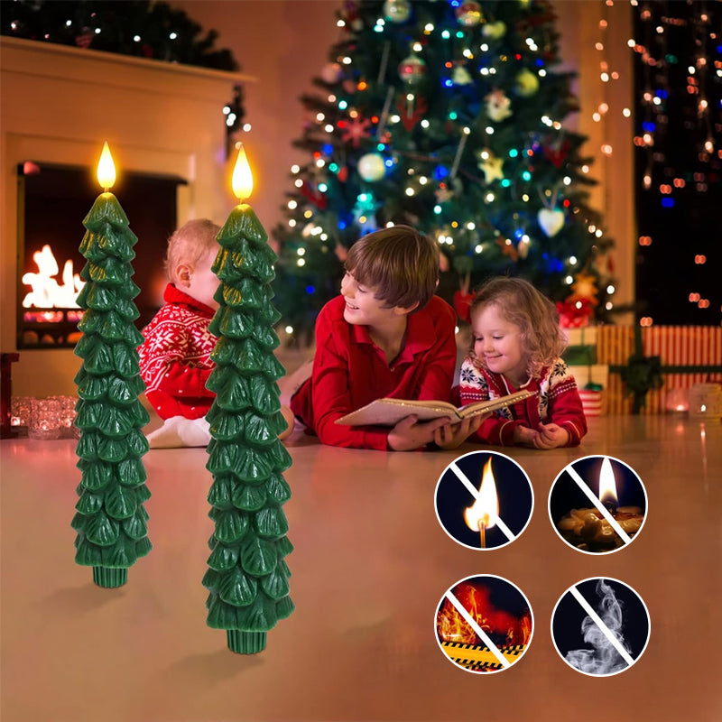 GlowTree – Decorative LED Christmas tree candles with timer function 2