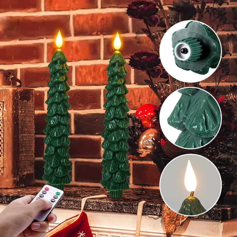 GlowTree – Decorative LED Christmas tree candles with timer function 3