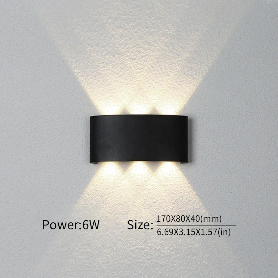 GlowVera | Sleek Versatile LED Wall Light for Indoor and Outdoor Use 0