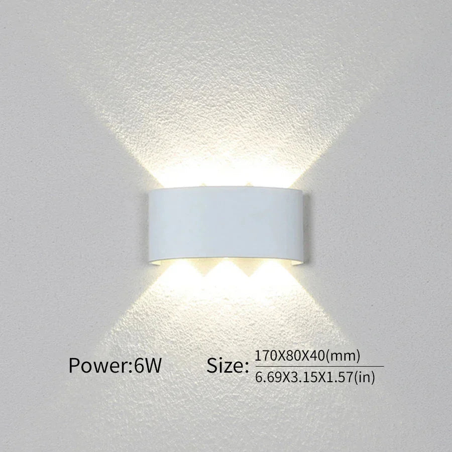 GlowVera | Sleek Versatile LED Wall Light for Indoor and Outdoor Use 1