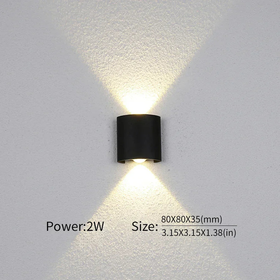 GlowVera | Sleek Versatile LED Wall Light for Indoor and Outdoor Use 4