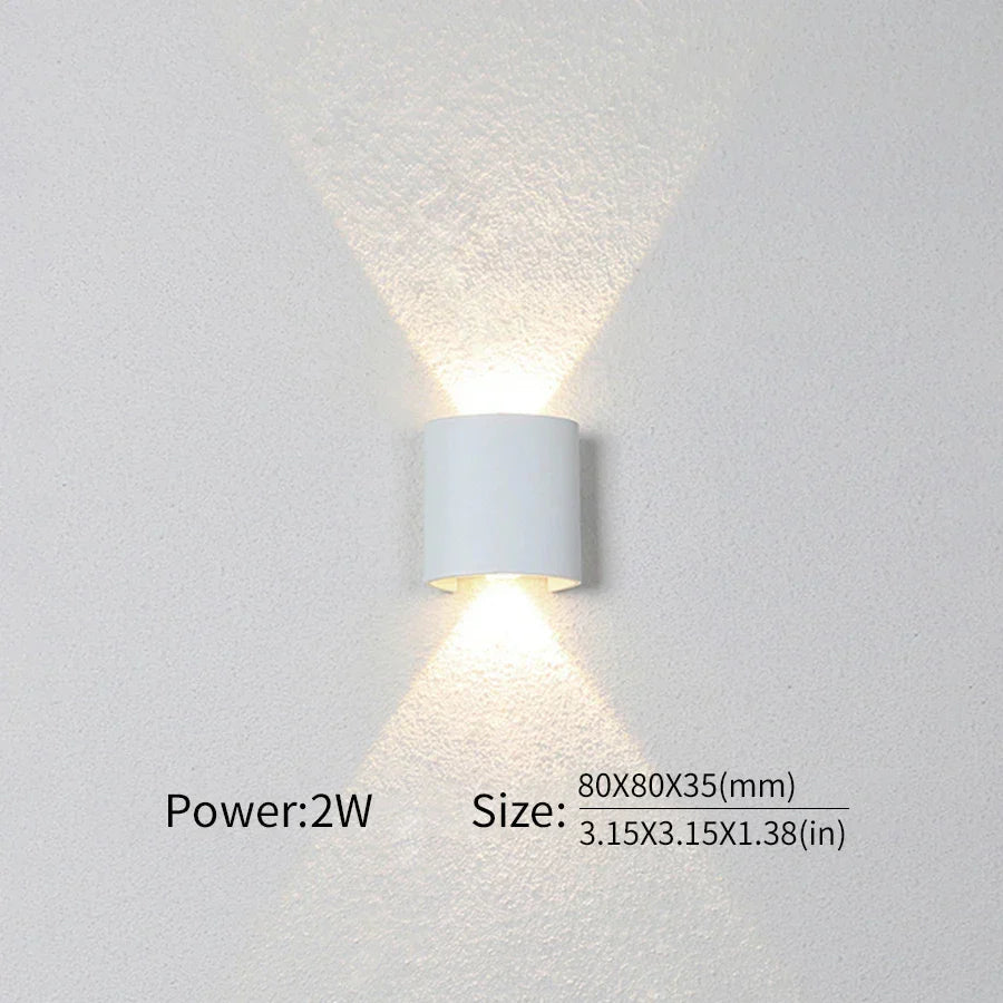 GlowVera | Sleek Versatile LED Wall Light for Indoor and Outdoor Use 5