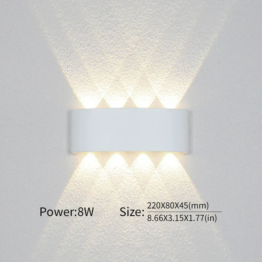 GlowVera | Sleek Versatile LED Wall Light for Indoor and Outdoor Use 9