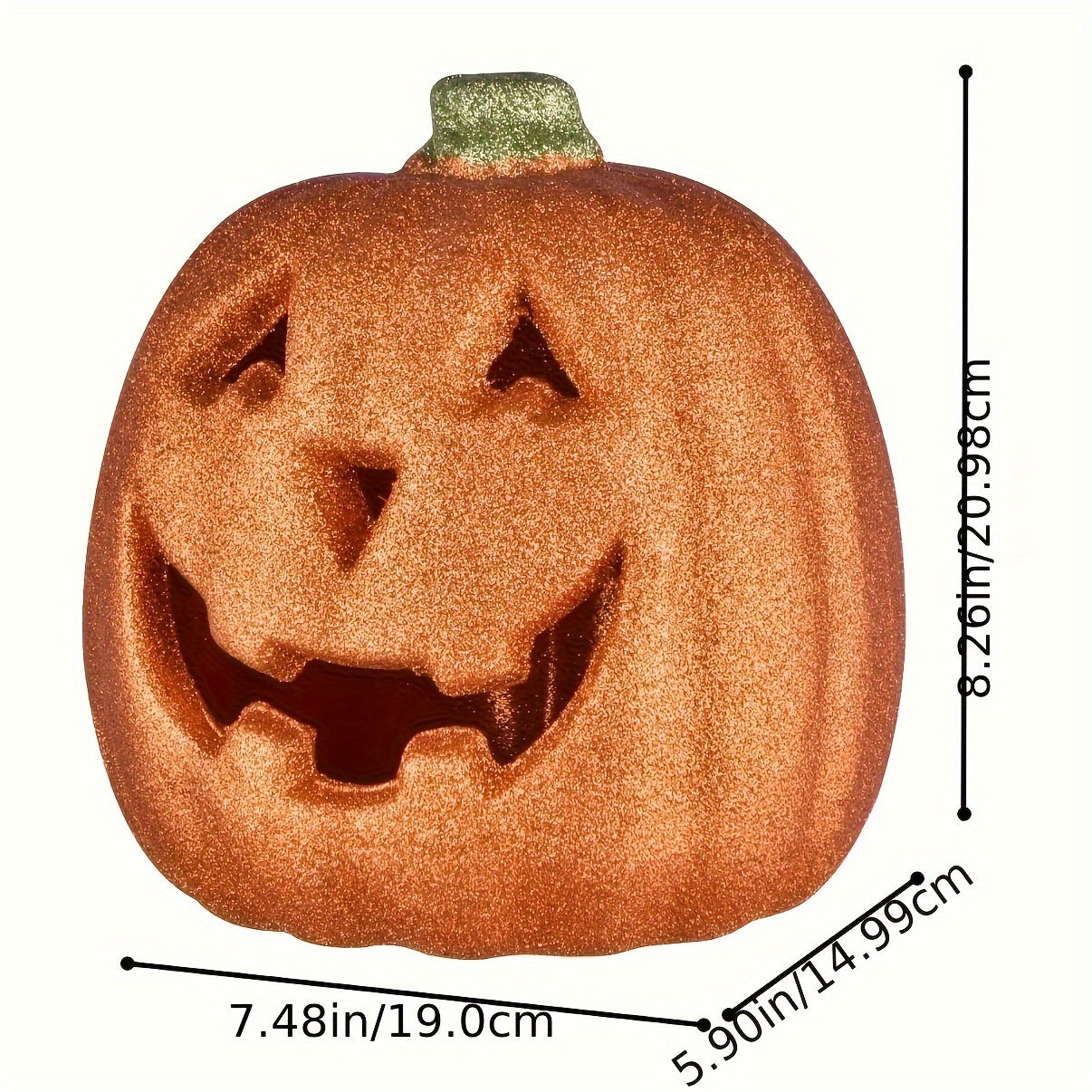 Glowing Light-Up Jack O'Lantern Halloween Decoration | Battery Operated 5