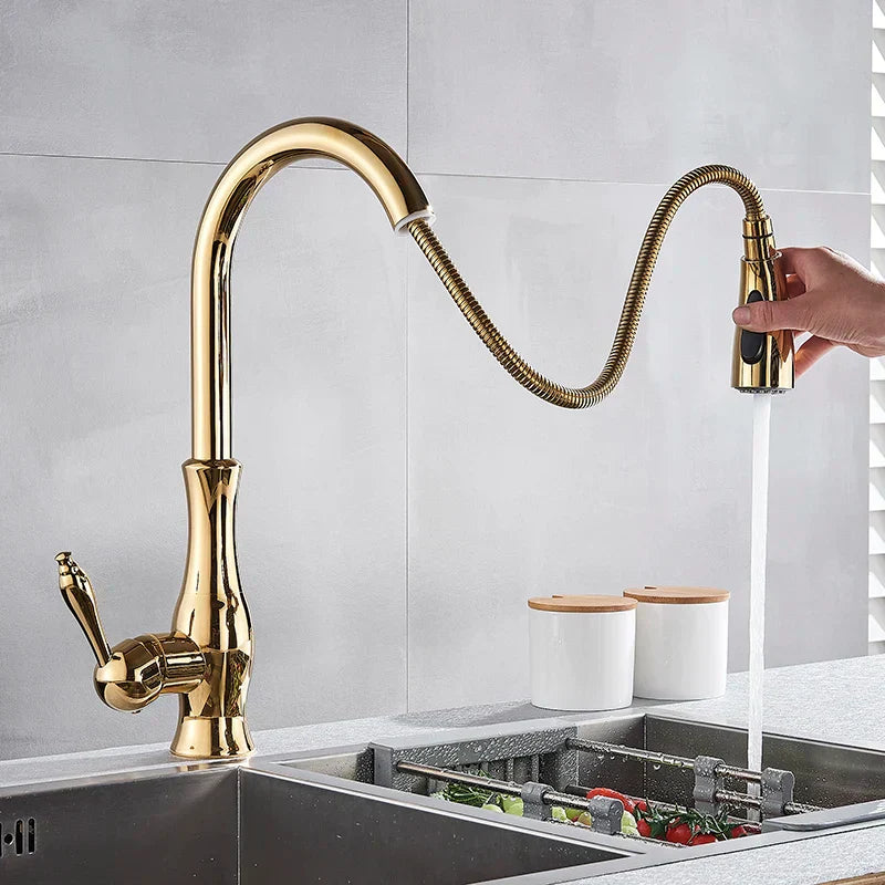 GoldenFlow - Stylish Gold Faucet 2