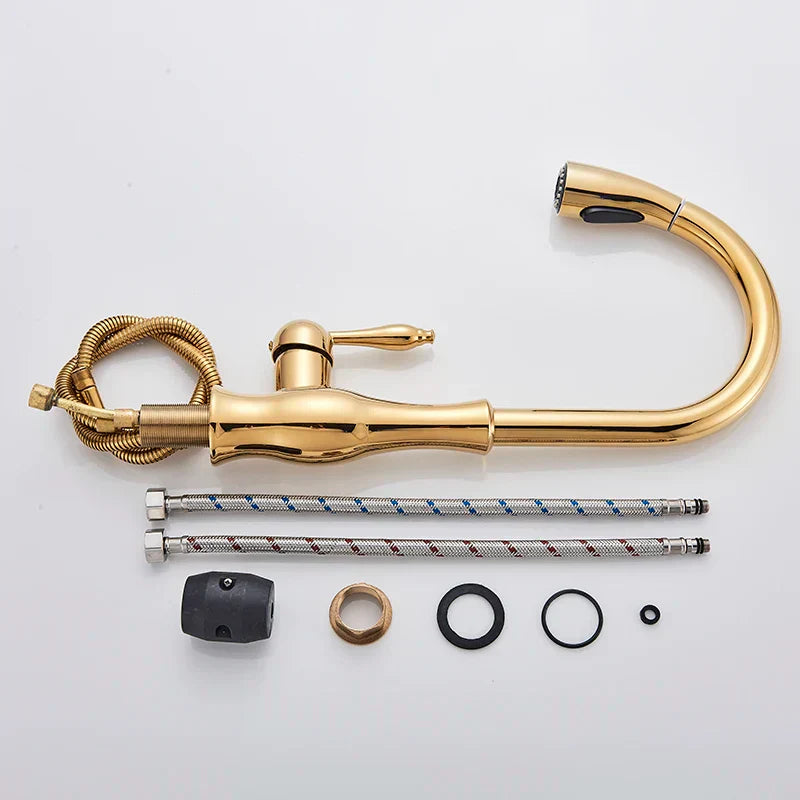 GoldenFlow - Stylish Gold Faucet 3