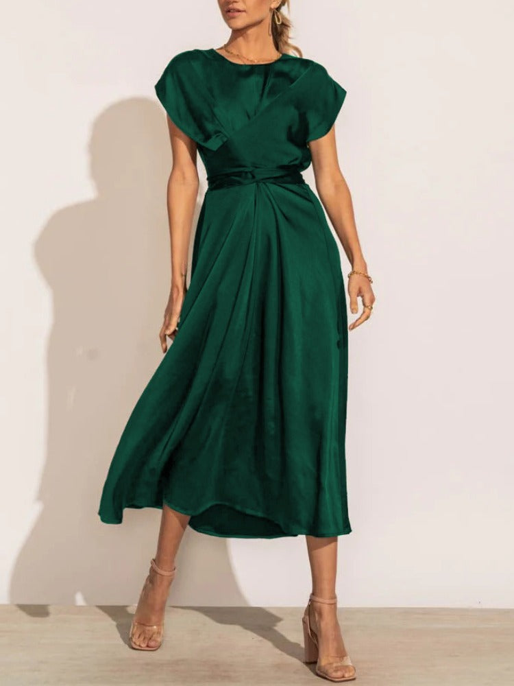 GracePurr - Elegant Midi Evening Dress 1