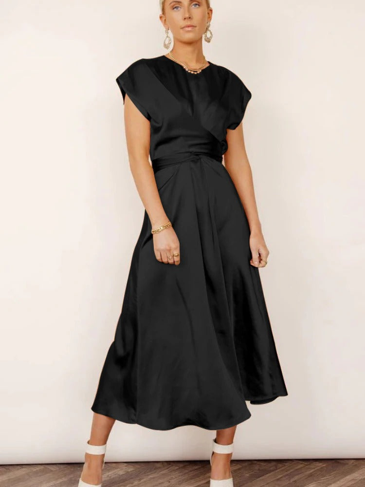 GracePurr - Elegant Midi Evening Dress 11