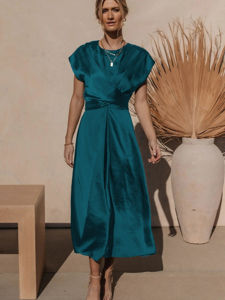 GracePurr - Elegant Midi Evening Dress 4
