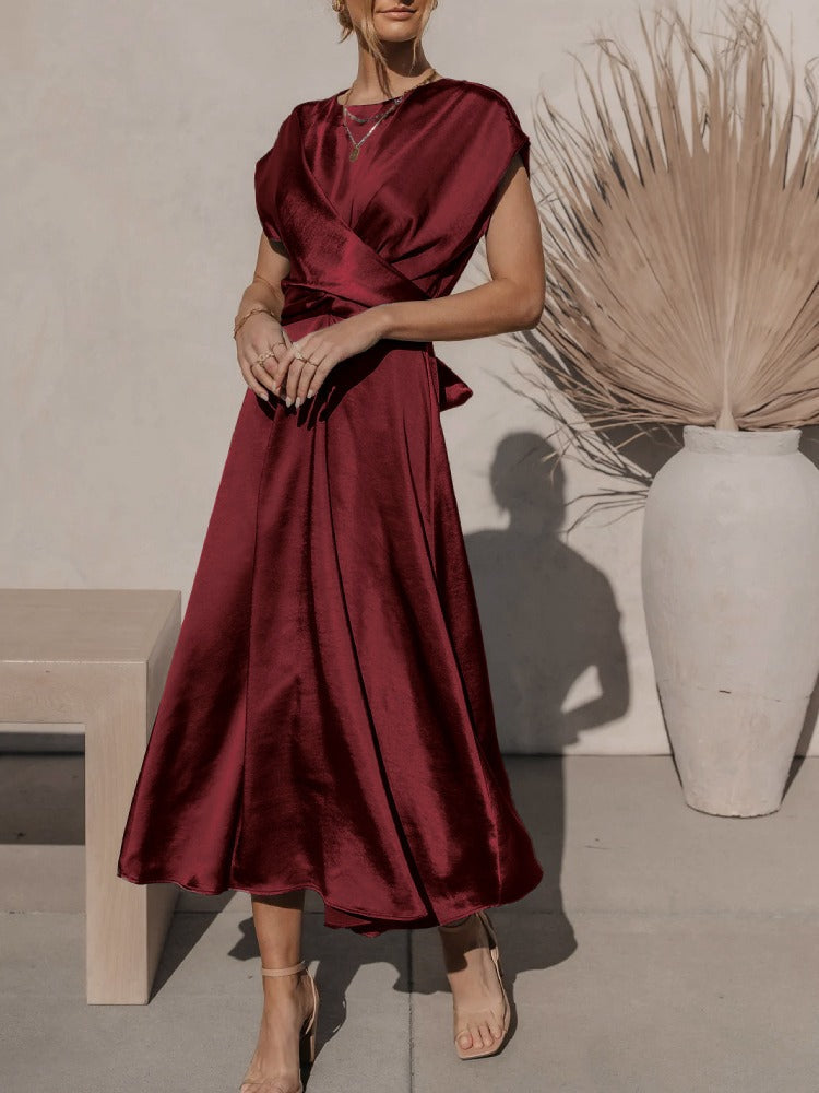 GracePurr - Elegant Midi Evening Dress 6