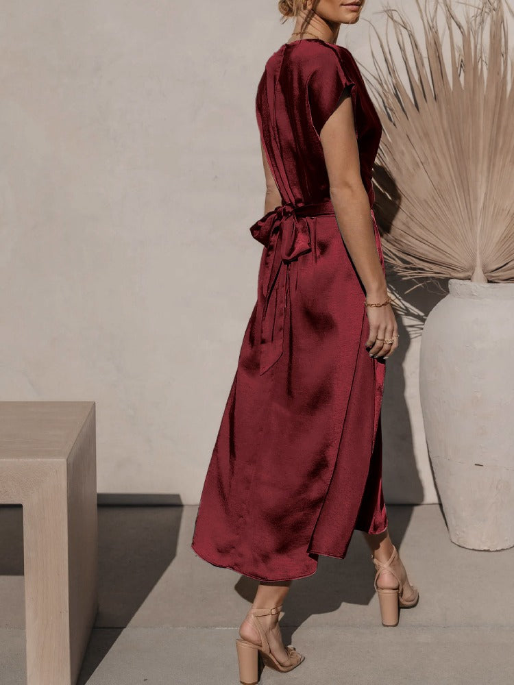 GracePurr - Elegant Midi Evening Dress 7