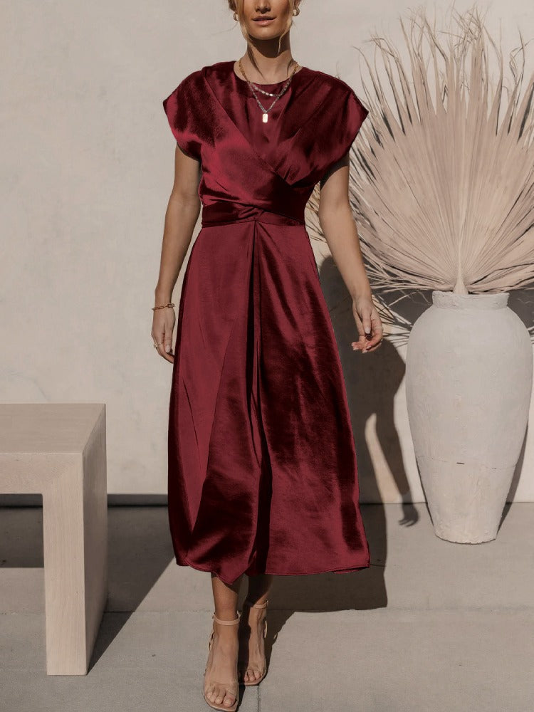 GracePurr - Elegant Midi Evening Dress 9