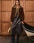 Gracelyn | Faux Fur Collar Corduroy Jacket 6