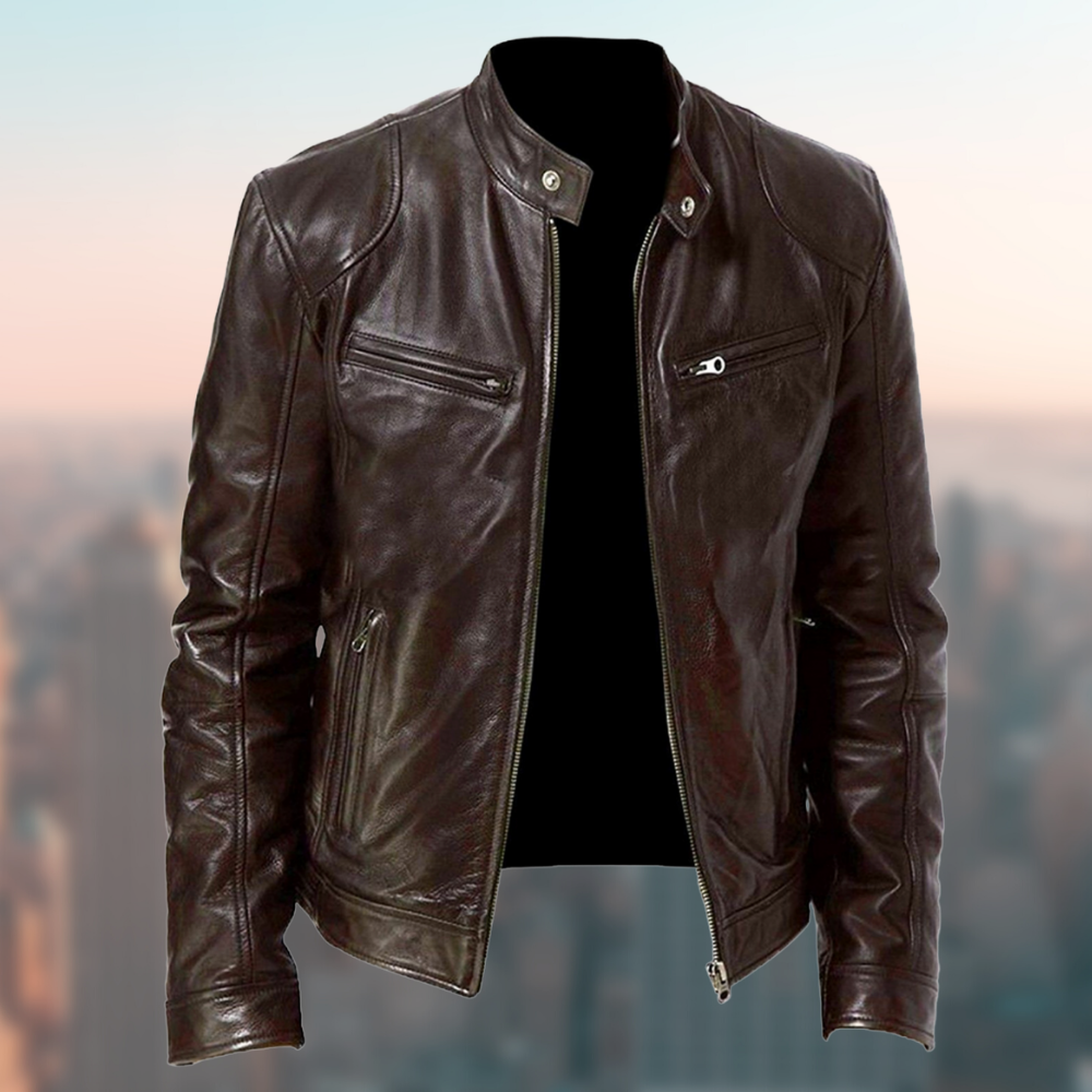 Grayson | Premium Durable Men's Leather Jacket with Modern Fit 2