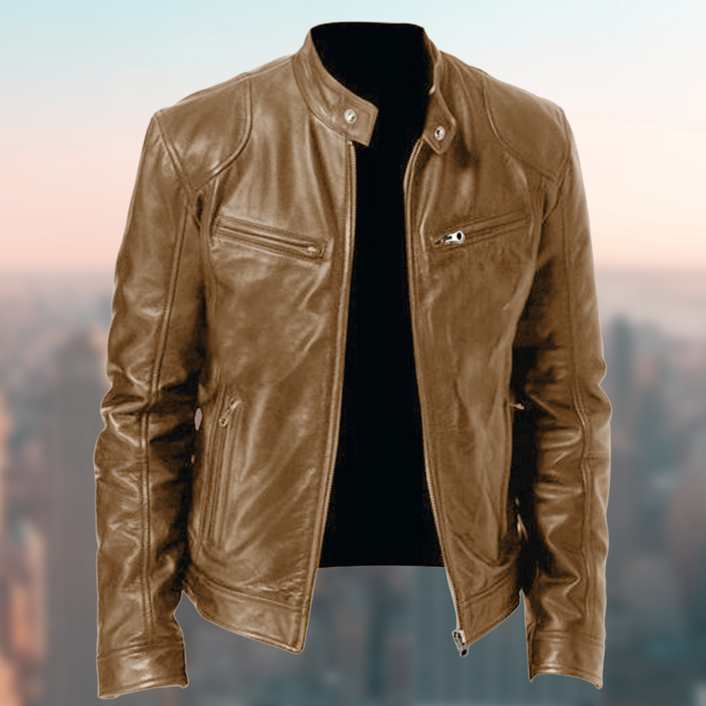 Grayson | Premium Durable Men's Leather Jacket with Modern Fit 3
