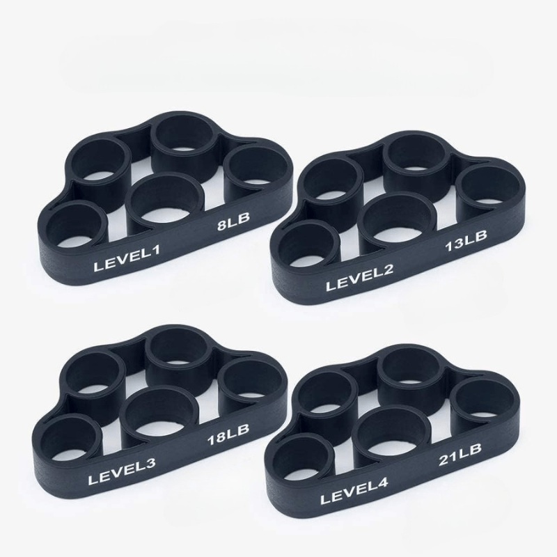 GripForce | Set of 4 Finger Trainers for Advanced Hand and Forearm Exercise 0