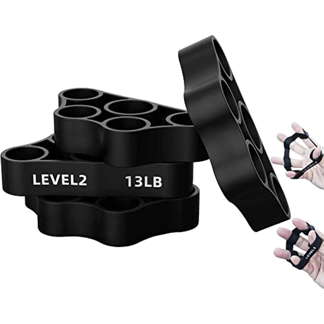 GripForce | Set of 4 Finger Trainers for Advanced Hand and Forearm Exercise 1
