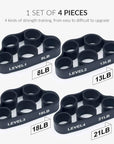 GripForce | Set of 4 Finger Trainers for Advanced Hand and Forearm Exercise 4
