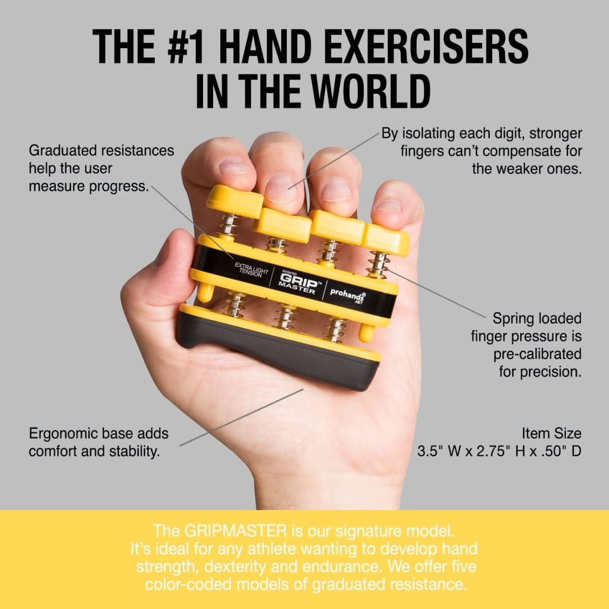 GripMaster | Finger Trainer for Flexibility, Endurance, and Grip Control 3