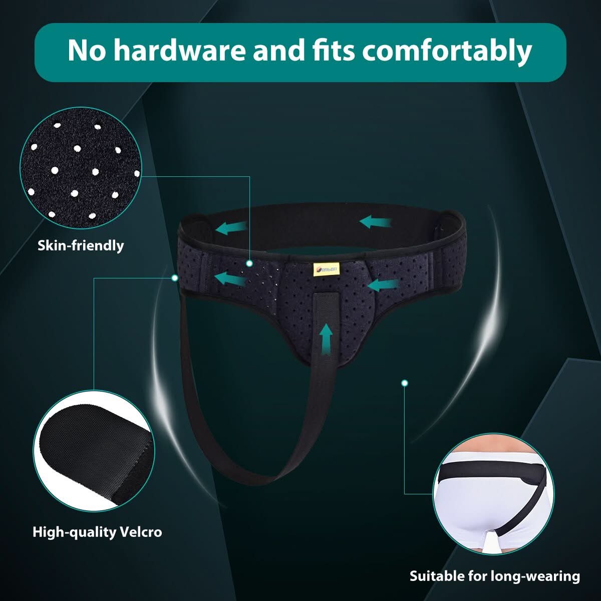 GroinRelief | Inguinal Hernia Support Belt for Comfortable Daily Pain Relief 2