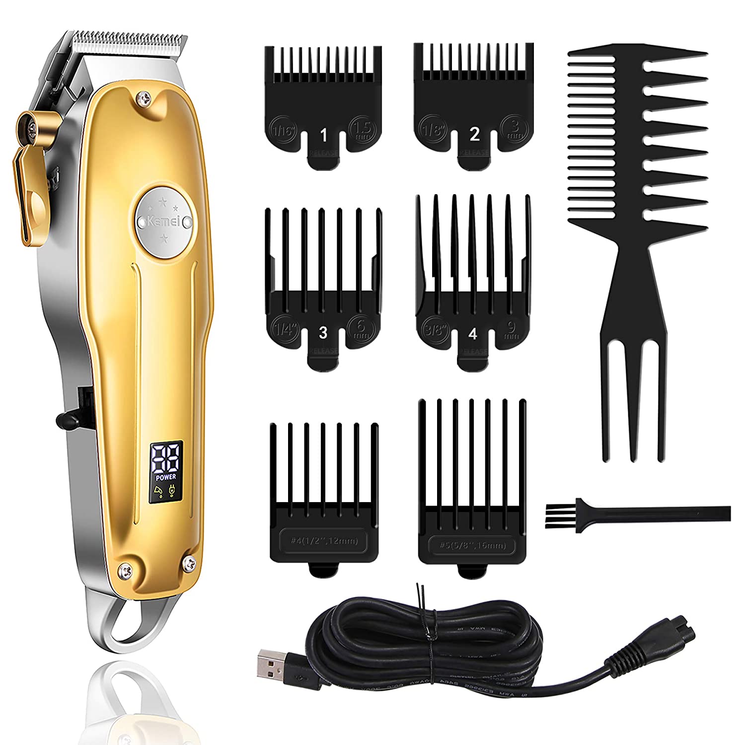 GroomMaster | Sleek Versatile 3-in-1 Hair Clipper and Beard Trimmer Set 7