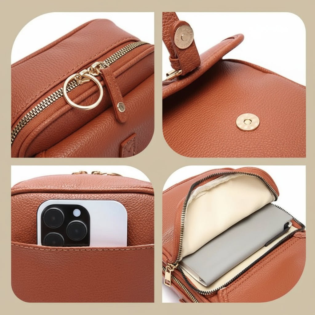 GuardiaBag | Sleek Compact Anti-Theft Crossbody Storage Solution 5