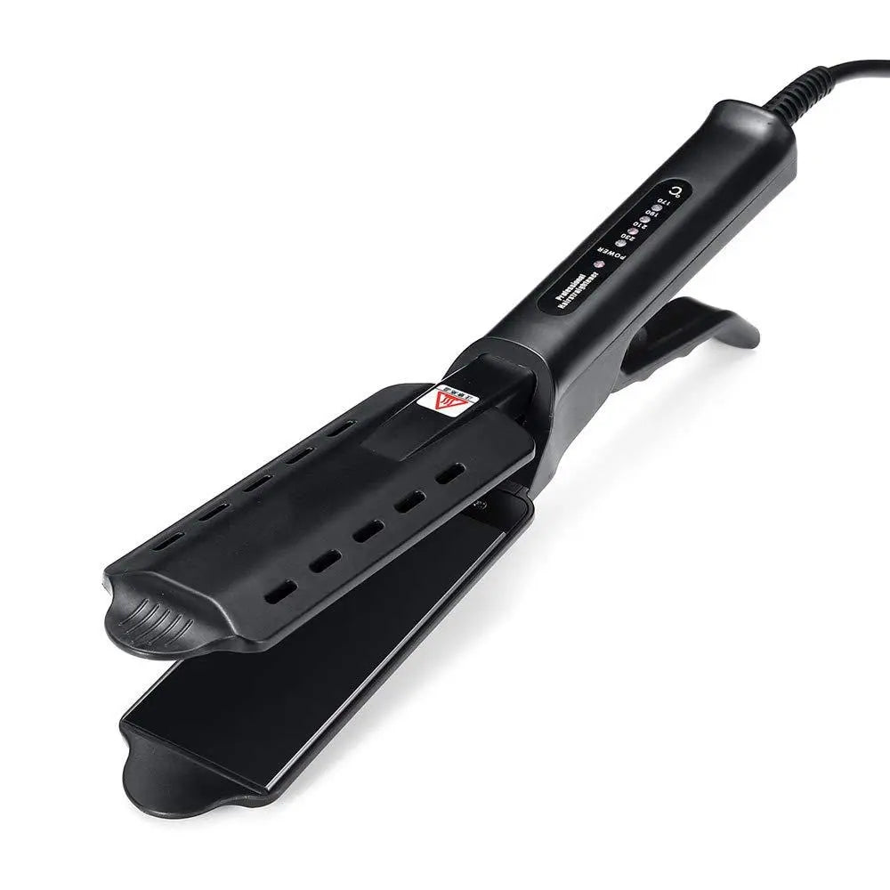 Hair Straightener with Steam Curling Function 0