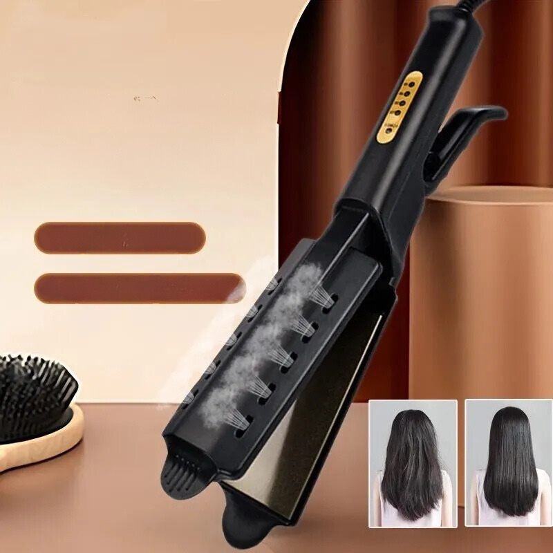 Hair Straightener with Steam Curling Function 2