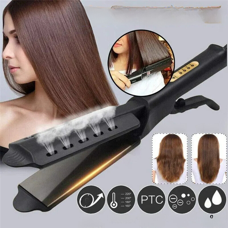 Hair Straightener with Steam Curling Function 3