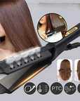Hair Straightener with Steam Curling Function 3