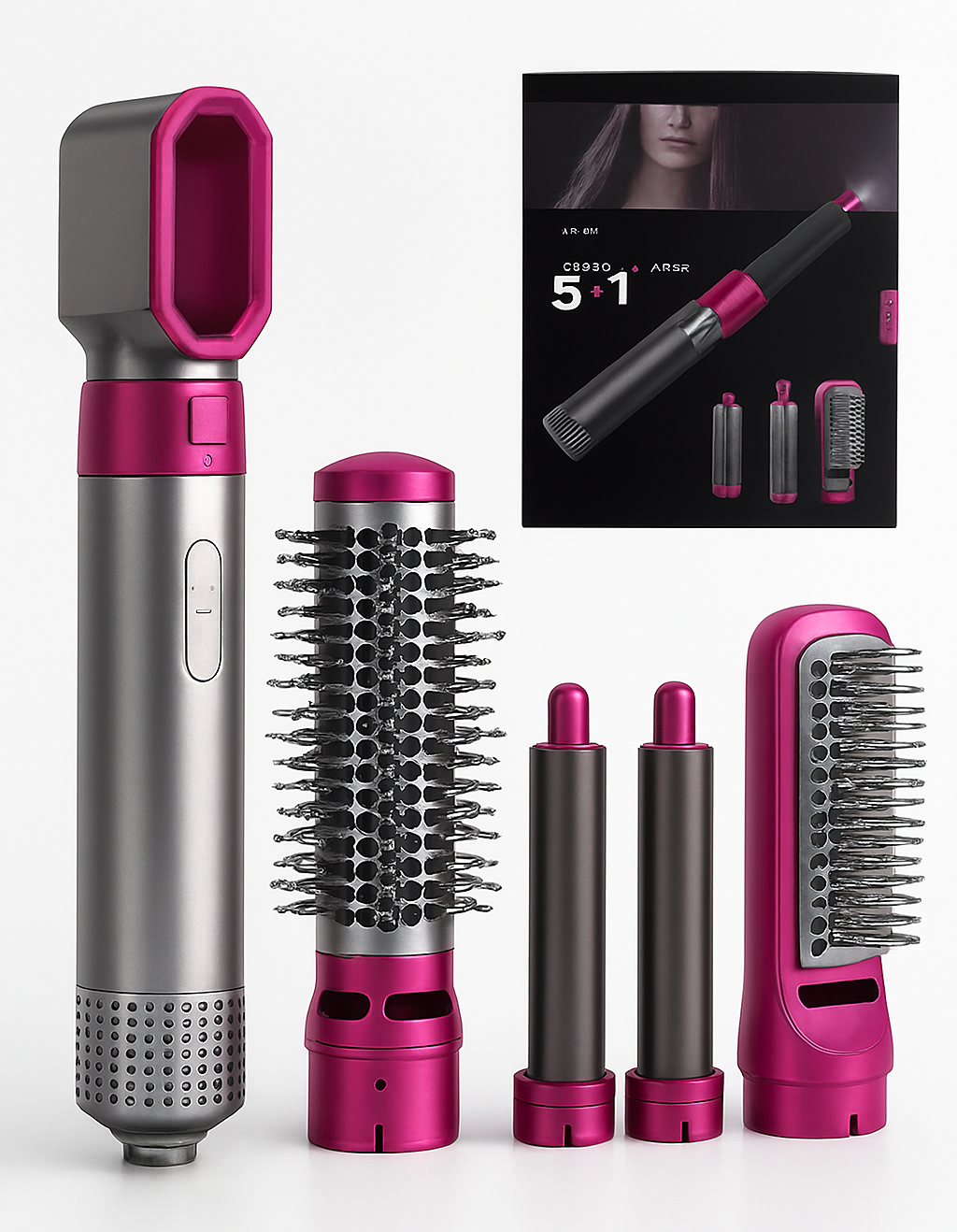 Hair Styler Set with Curling and Drying Tools 0
